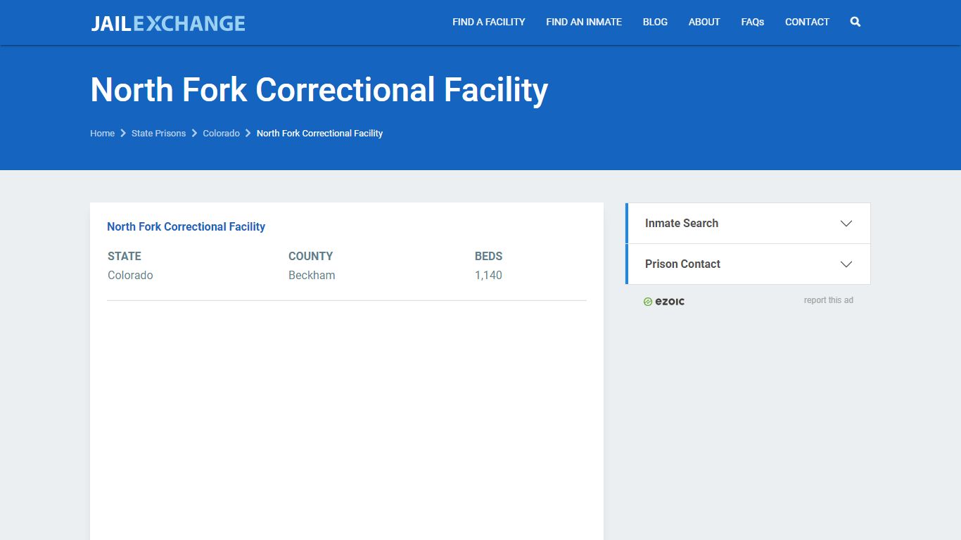 North Fork Correctional Facility Prisoner Search ...