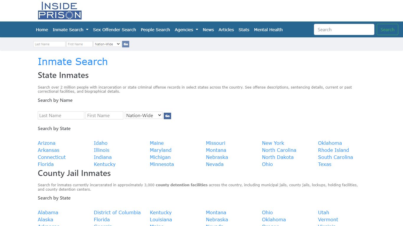 Inmates & Offenders in North Fork Correctional Center, Sayre,